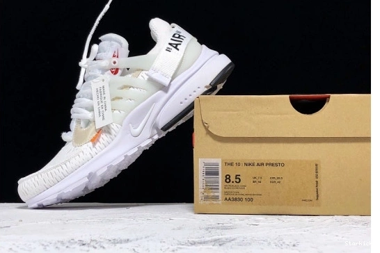 Nike Presto White  Air O-W x AA3830-100 0911